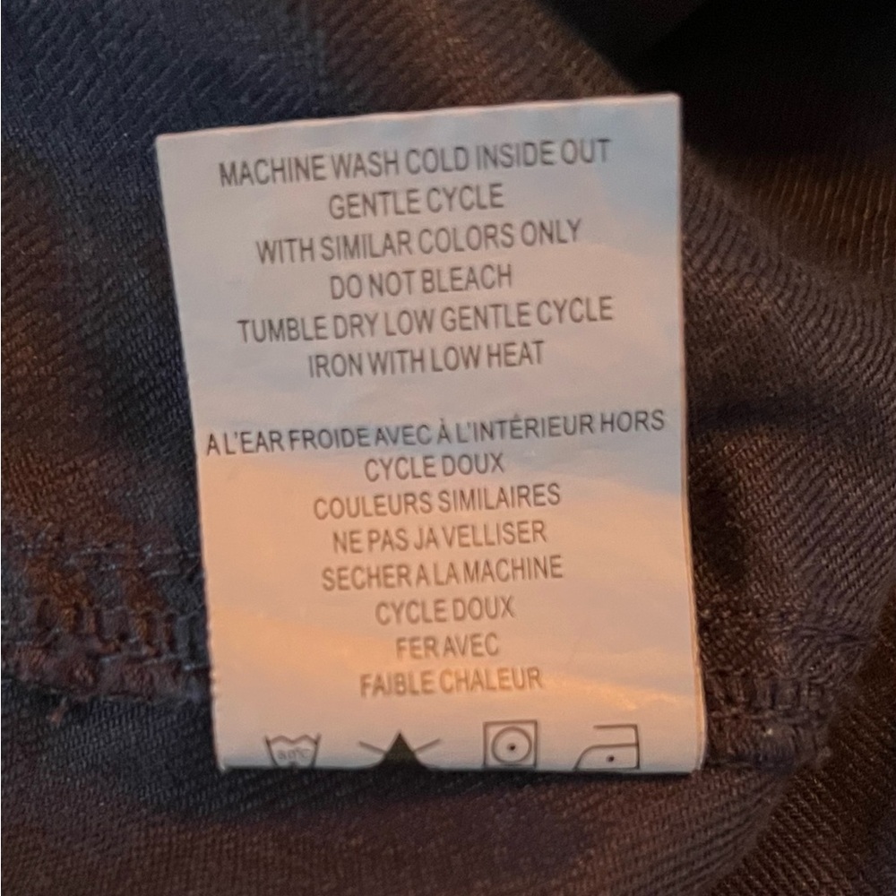Anthropologie Level 99 Dark Blue Chinos - Picture 6 of 7